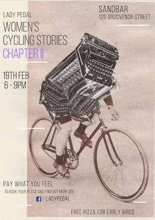 Lady pedal Manchester